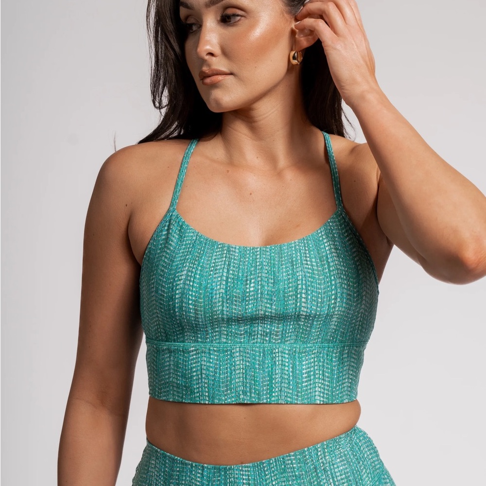 P'tula Teal Sports Bra